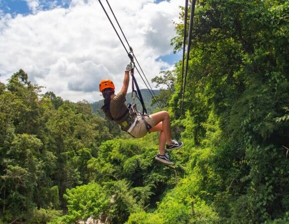 Cave Tubing and Zip Lining