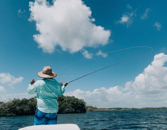 Fly Fishing in the Flats of Ambergris Caye