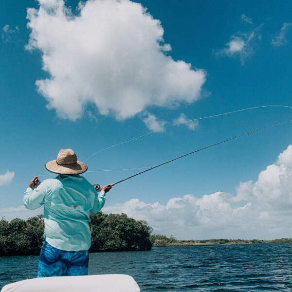 Fly Fishing in the Flats of Ambergris Caye